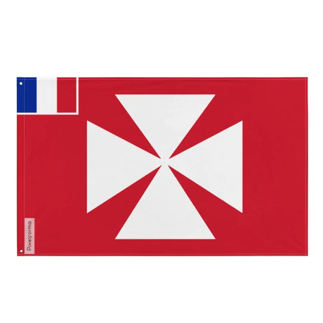 Drapeau du protectorat français de wallis-et-futuna (1886-1887) plusieurs tailles en polyester - pixelforma