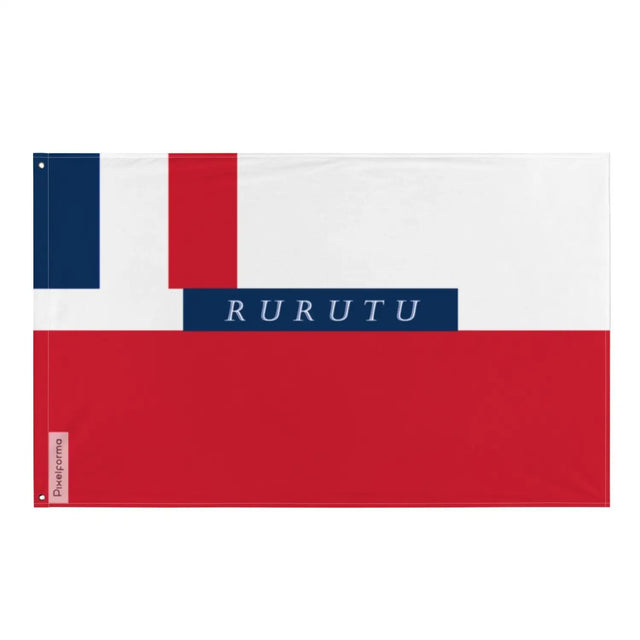 Drapeau du protectorat français sur rurutu plusieurs tailles en polyester - pixelforma