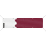 Drapeau du Qatar 10 Oeillets en Plusieurs Tailles (XL) - Pixelforma 