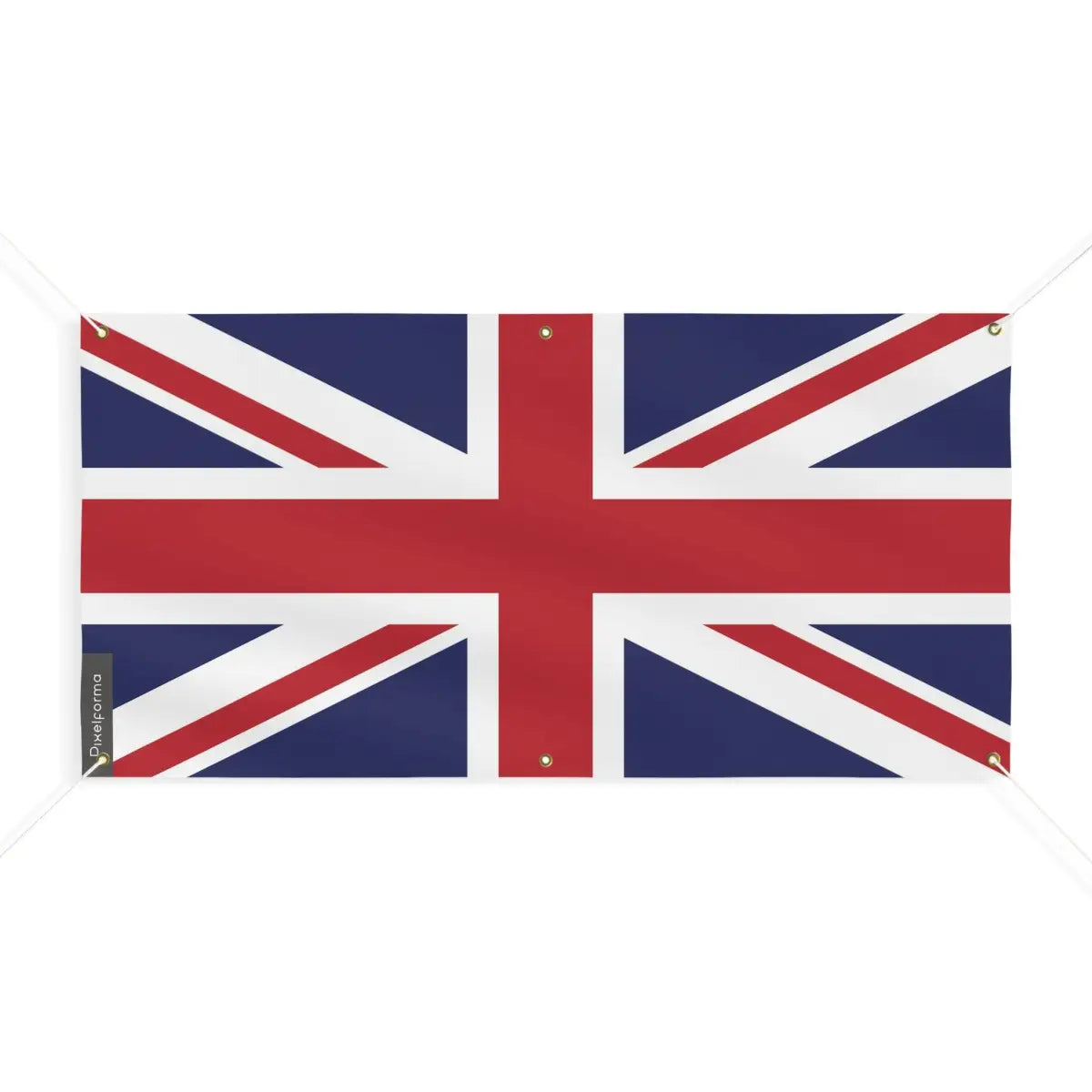Drapeau du royaume-uni 6 oeillets en plusieurs tailles (m) - pixelforma