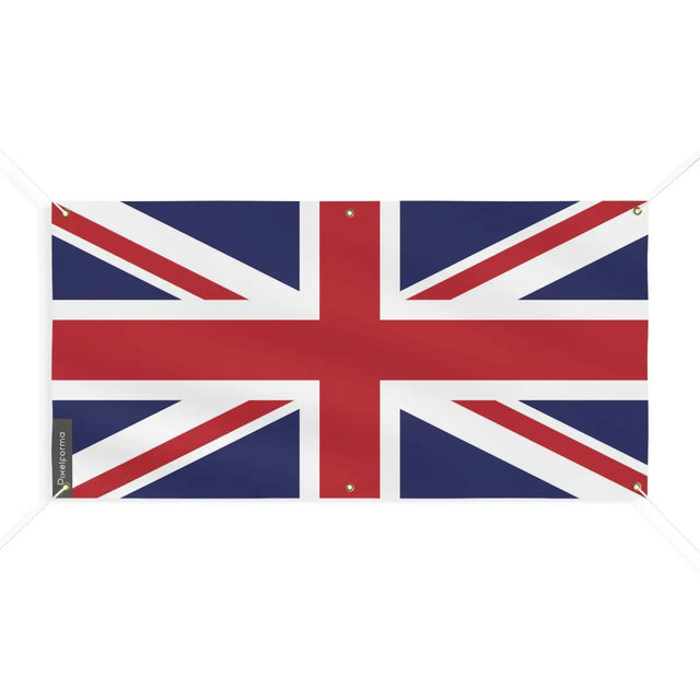 Drapeau du royaume-uni 6 oeillets en plusieurs tailles (m) - pixelforma