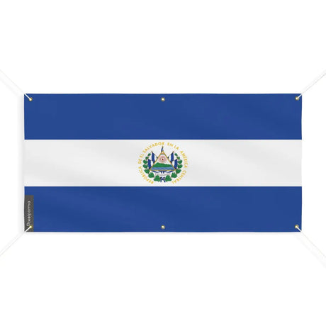 Drapeau du salvador 6 oeillets en plusieurs tailles (m) - pixelforma