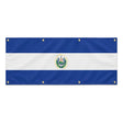 Drapeau salvador en polyester résistant pour extérieur durable