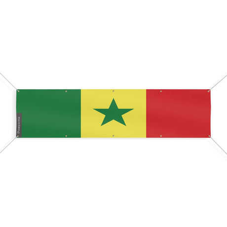 Drapeau du Sénégal 10 Oeillets en plusieurs tailles - Pixelforma