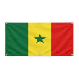 Drapeau sénégal polyester résistant avec œillets robustes