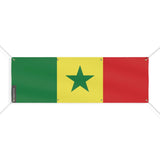 Drapeau du Sénégal 8 Oeillets en Plusieurs Tailles (L) - Pixelforma 