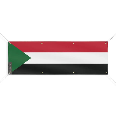 Drapeau du soudan 8 oeillets en plusieurs tailles (l) - pixelforma