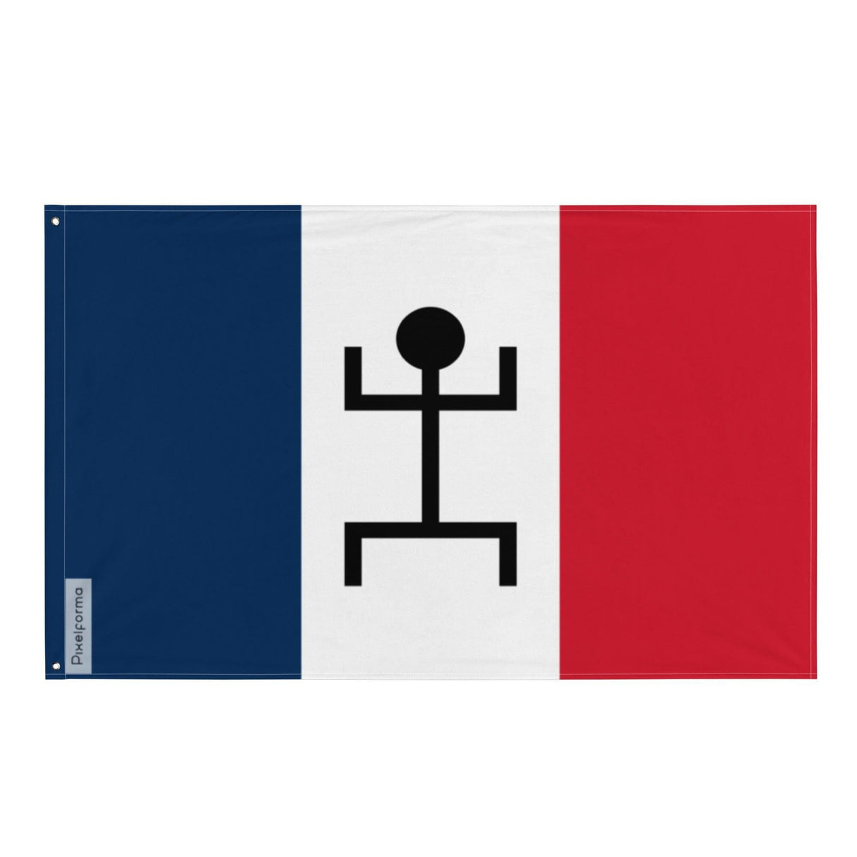 Drapeau du Soudan Français en plusieurs tailles 100 % polyester Imprimer avec Double ourlet - Pixelforma