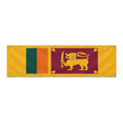 Drapeau du Sri Lanka grand format XL en polyester avec dix œillets