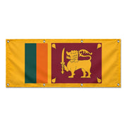 Drapeau sri lanka polyester résistant aux intempéries