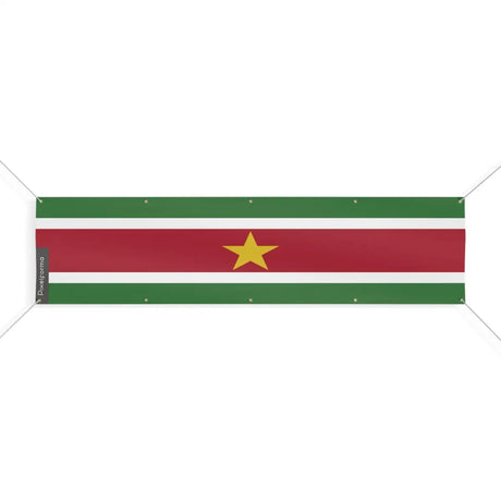 Drapeau du Suriname 10 Oeillets en Plusieurs Tailles (XL) - Pixelforma 