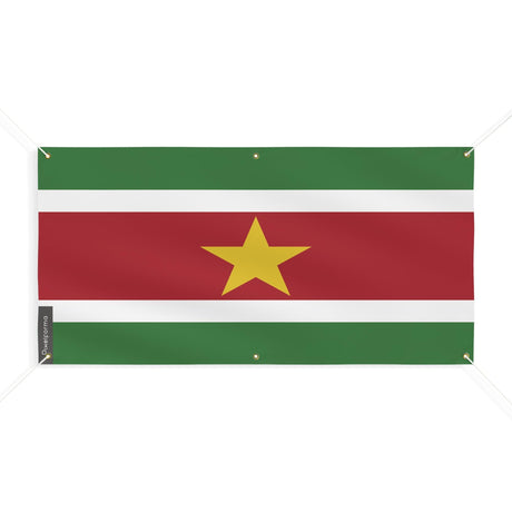 Drapeau du Suriname 6 Oeillets en plusieurs tailles - Pixelforma