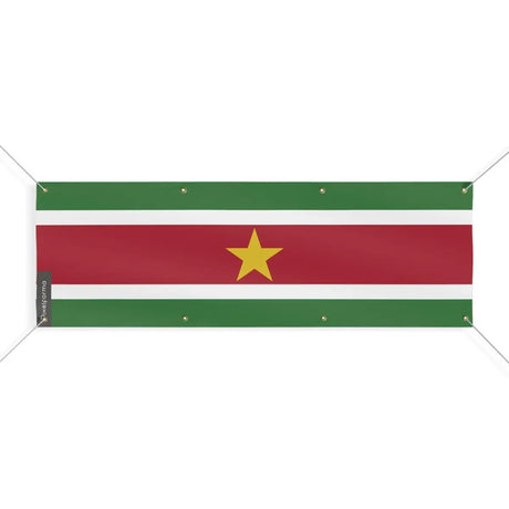 Drapeau du Suriname 8 Oeillets en Plusieurs Tailles (L) - Pixelforma 