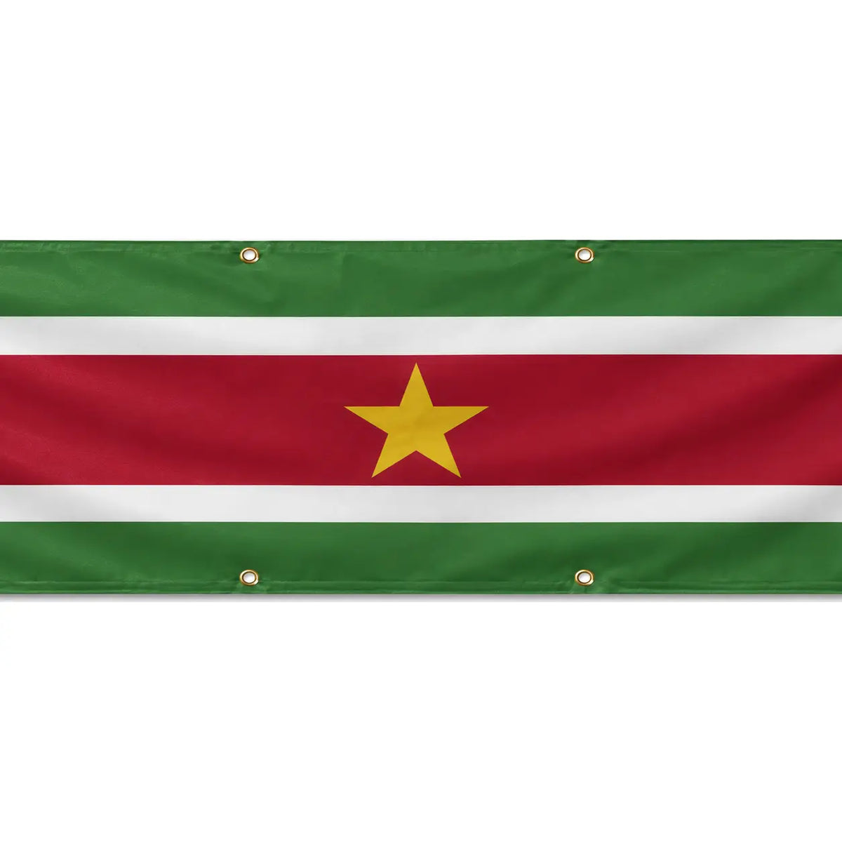 Drapeau suriname en polyester résistant usage extérieur