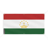 Drapeau du tadjikistan 6 oeillets en plusieurs tailles (m) - pixelforma