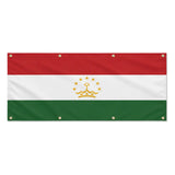 Drapeau tadjikistan polyester résistant usage extérieur