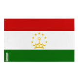 Tajikistan Flag in Multiple Sizes 100% Polyester Print with Double Hem - Pixelforma