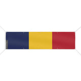 Drapeau du Tchad 10 Oeillets en Plusieurs Tailles (XL)