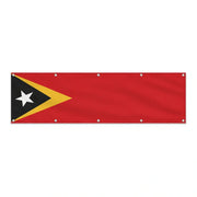Drapeau du Timor oriental grand format XL en polyester avec dix œillets