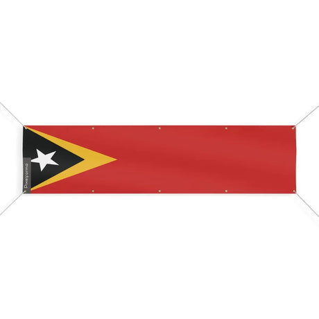 Drapeau du Timor oriental 10 Oeillets en Plusieurs Tailles (XL) - Pixelforma 