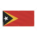 Drapeau du Timor oriental 6 Oeillets en Plusieurs Tailles (M) - Pixelforma 