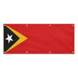 Grand drapeau timor oriental polyester résistant aux intempéries