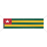 Drapeau du Togo 10 Oeillets en Plusieurs Tailles (XL) - Pixelforma 