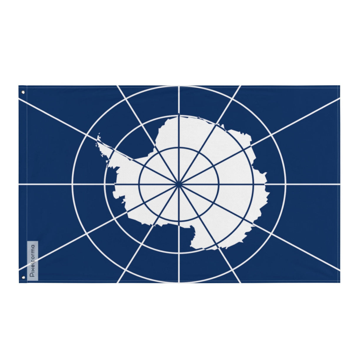 Antarctic Treaty Flag in Multiple Sizes 100% Polyester Print with Double Hem - Pixelforma
