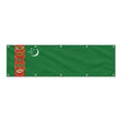 Drapeau du Turkménistan grand format XL en polyester avec dix œillets