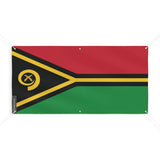 Drapeau du Vanuatu 6 Oeillets en Plusieurs Tailles (M) - Pixelforma 