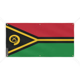 Drapeau du vanuatu 6 oeillets en plusieurs tailles (m) - pixelforma