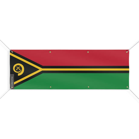 Drapeau du Vanuatu 8 Oeillets en plusieurs tailles - Pixelforma