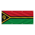 Drapeau vanuatu polyester résistant avec 8 œillets renforcés