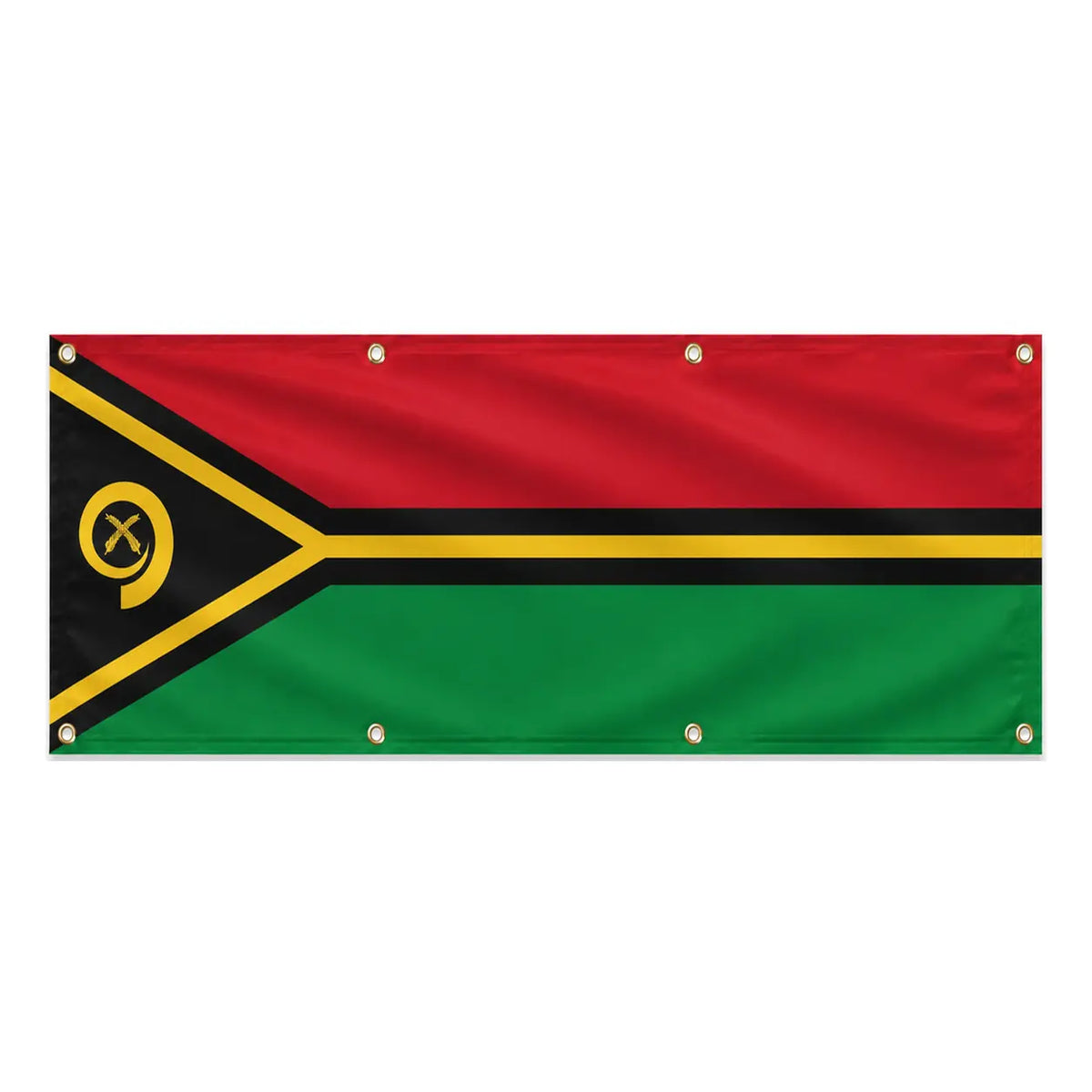 Drapeau vanuatu polyester résistant avec 8 œillets renforcés