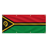 Drapeau vanuatu polyester résistant avec 8 œillets renforcés