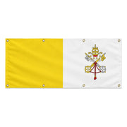 Drapeau vatican polyester résistant aux intempéries 8 œillets
