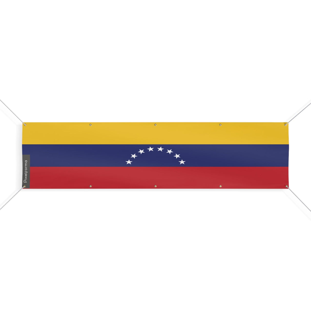 Bandera de Venezuela 10 ojales en varios tamaños