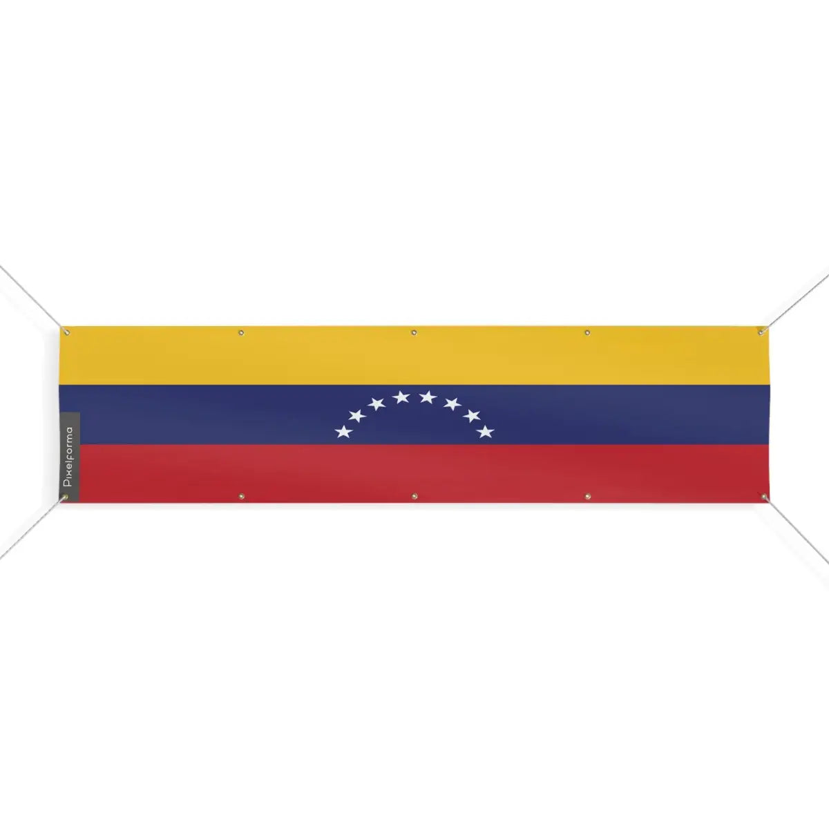 Drapeau du Venezuela 10 Oeillets en Plusieurs Tailles (XL) - Pixelforma 