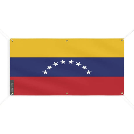 Drapeau du Venezuela 6 Oeillets en Plusieurs Tailles (M) - Pixelforma 