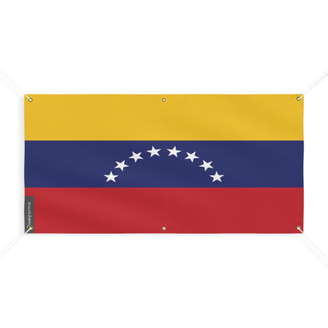 Drapeau du Venezuela 6 Oeillets en plusieurs tailles - Pixelforma