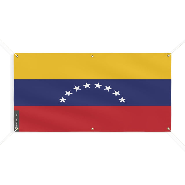 Drapeau du Venezuela 6 Oeillets en plusieurs tailles - Pixelforma