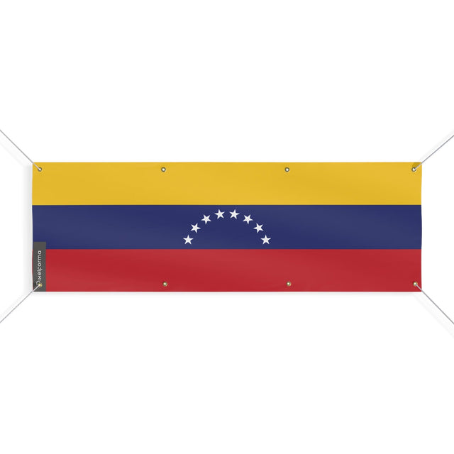 Drapeau du Venezuela 8 Oeillets en plusieurs tailles - Pixelforma