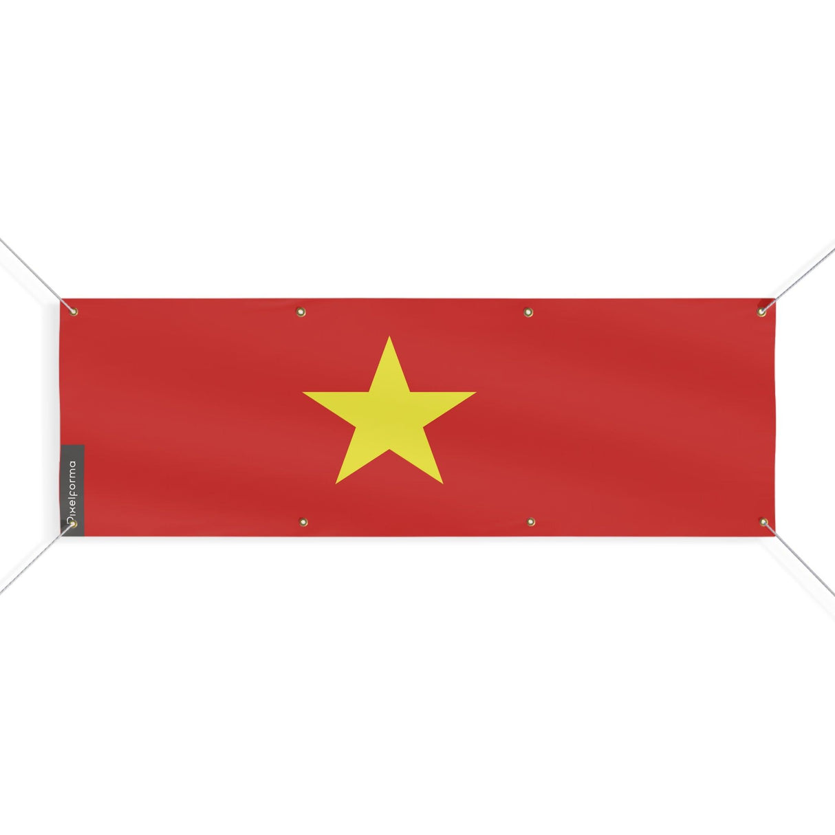 Drapeau du Viêt Nam 8 Oeillets en plusieurs tailles - Pixelforma