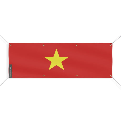 Drapeau du Viêt Nam 8 Oeillets en plusieurs tailles - Pixelforma