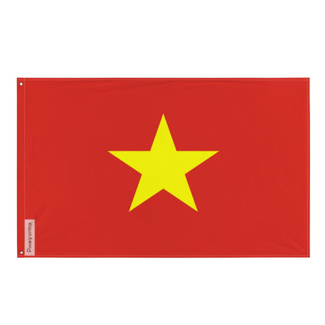 Vietnam Flag in Multiple Sizes 100% Polyester Print with Double Hem - Pixelforma