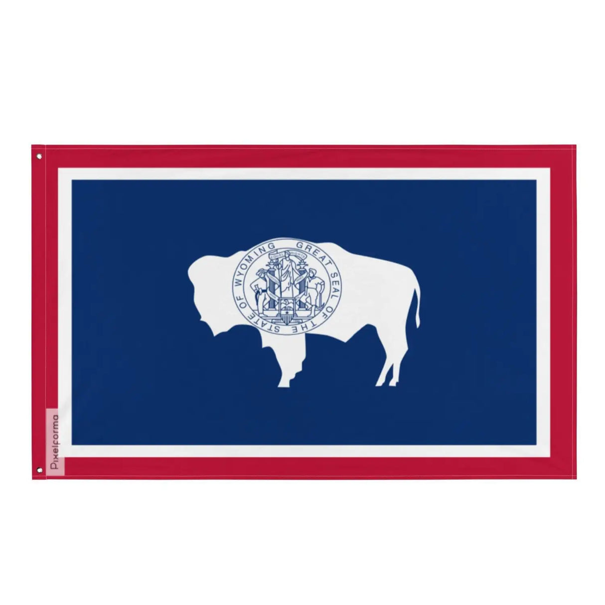 Drapeau du wyoming plusieurs tailles en polyester - pixelforma