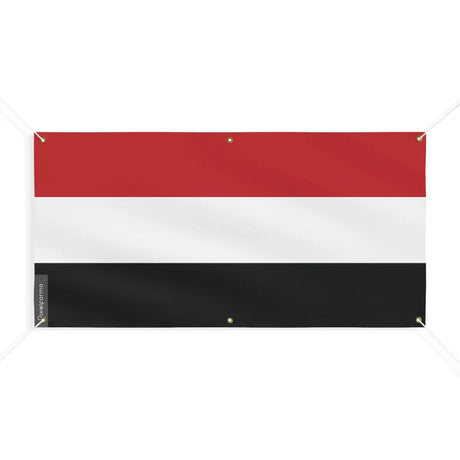 Drapeau du yémen 6 oeillets en plusieurs tailles (m) - pixelforma