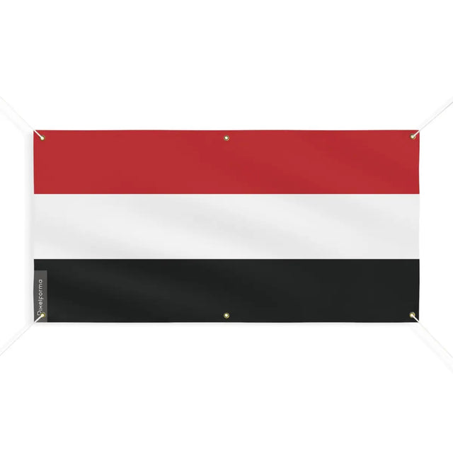 Drapeau du yémen 6 oeillets en plusieurs tailles (m) - pixelforma