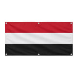 Drapeau yémen en polyester résistant avec 6 œillets