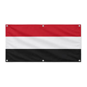 Drapeau yémen en polyester résistant avec 6 œillets